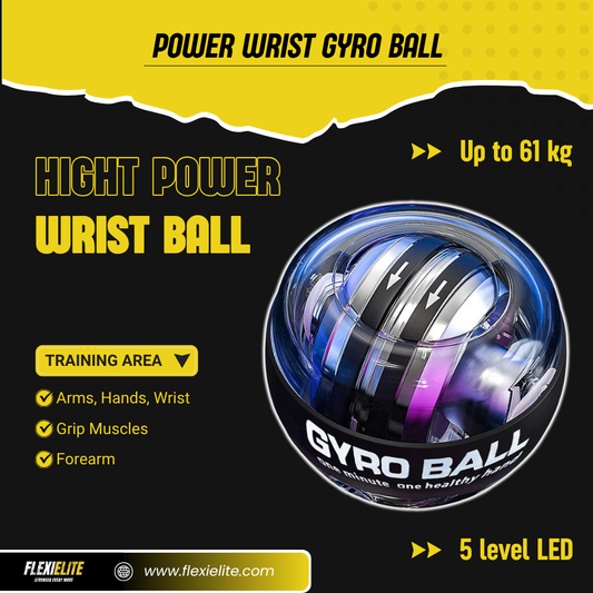 LED Gyroscopic Power Trainer Ball